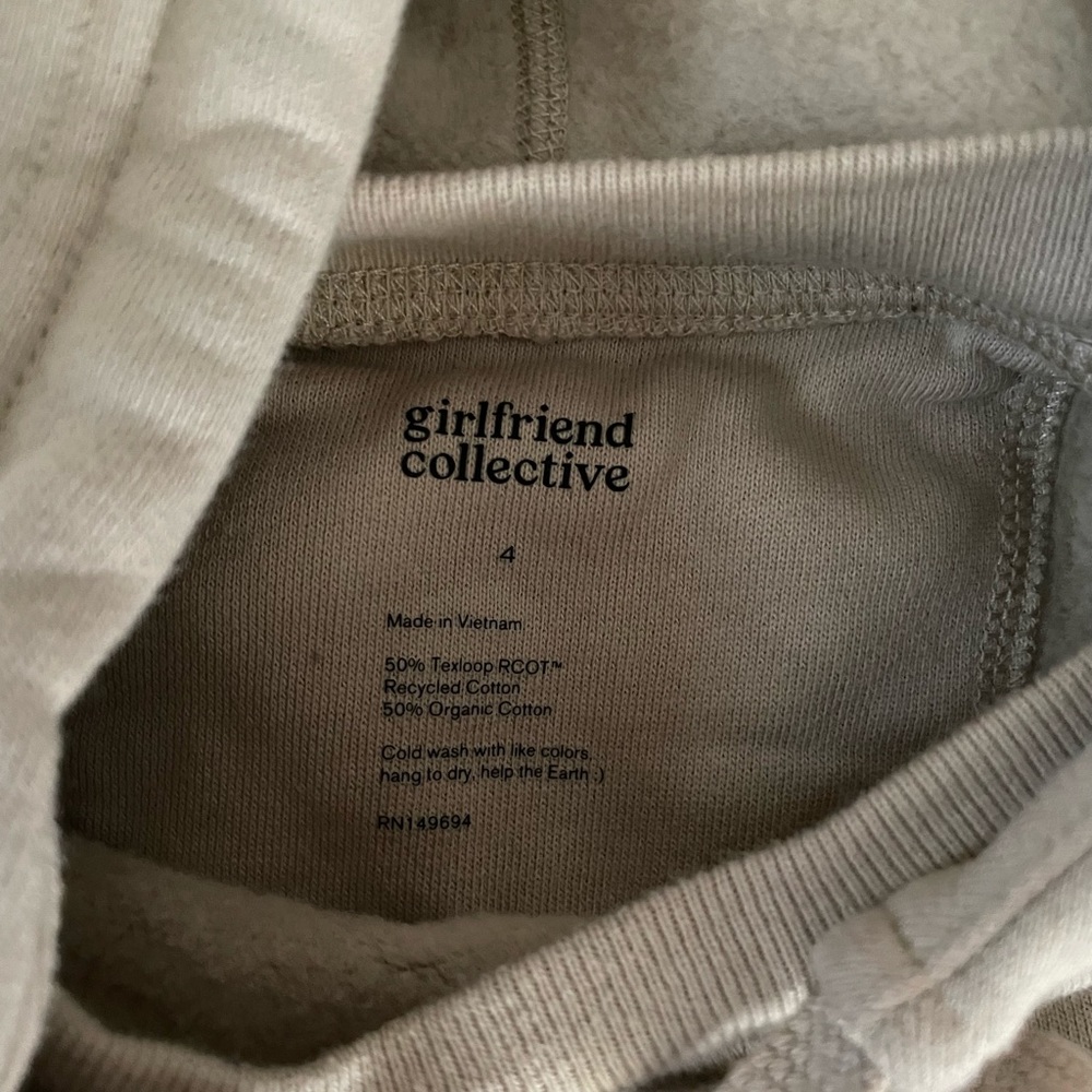 girlfriend collective Falcon 50/50 relaxed fit hoodie